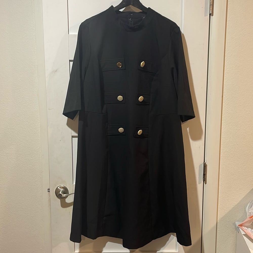 Black Mid Length Dress